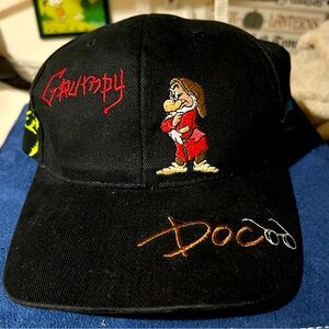 Disney Seven Dwarfs Autographed Hat